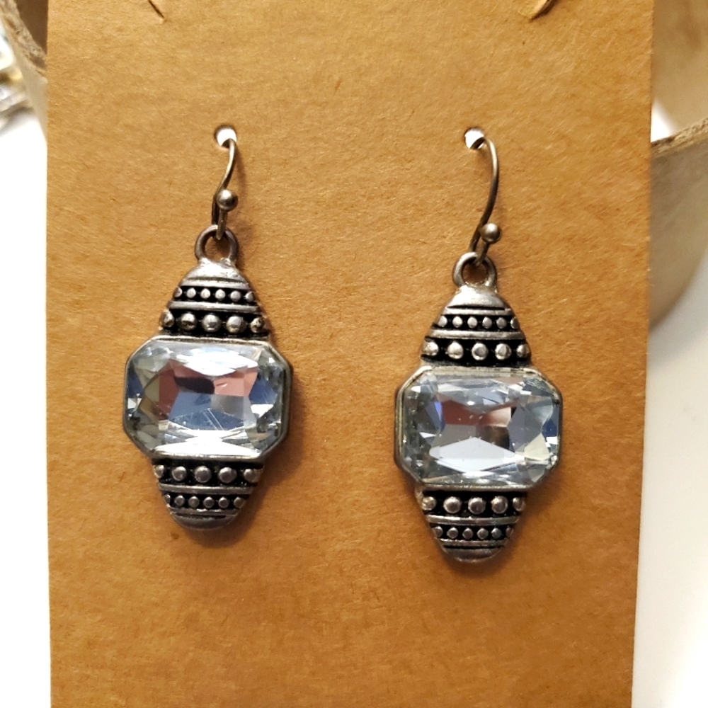 Vintage Silver Tone Earrings
